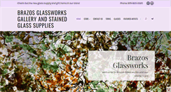 Desktop Screenshot of brazosglassworks.com